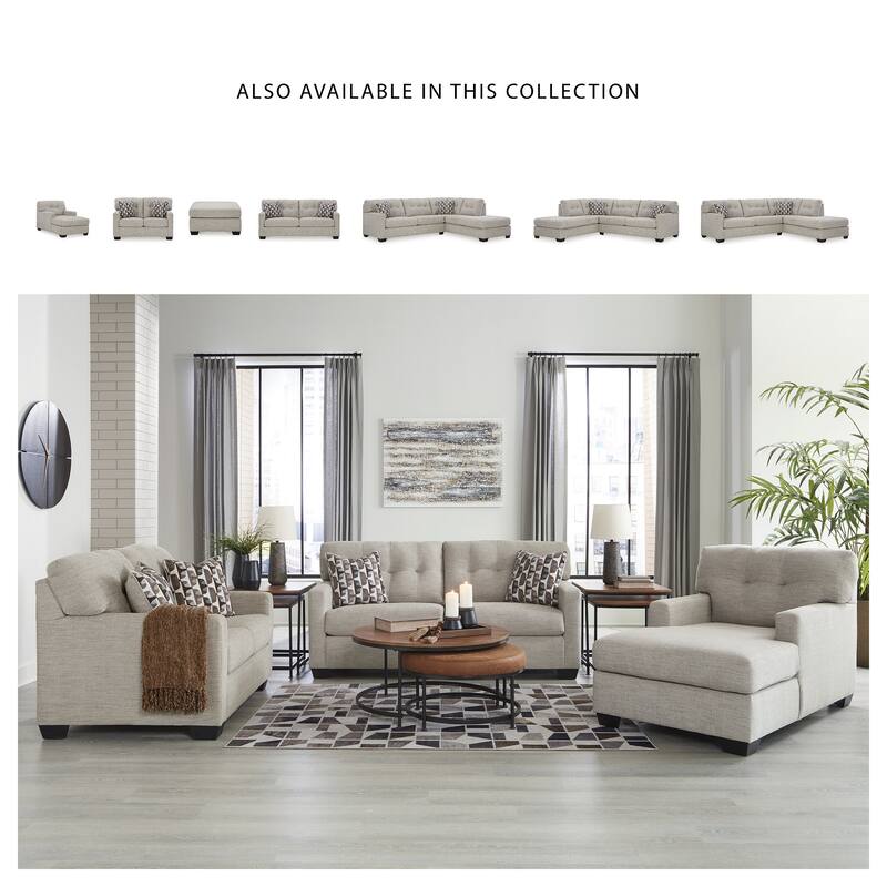 Signature Design by Ashley Mahoney Loveseat - 53"W x 38"D x 37"H