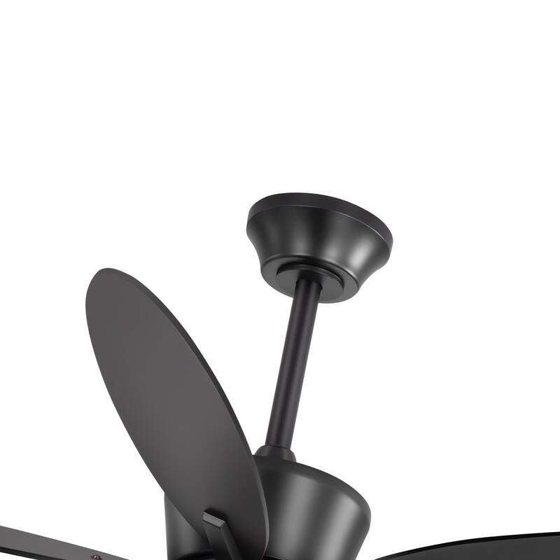 52" Wood 5-Blade Fandelier Ceiling Fan with Remote and Light