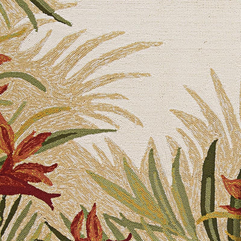 Dream Decor Rugs Miami Gardens Beige Handmade Indoor Outdoor Area Rug
