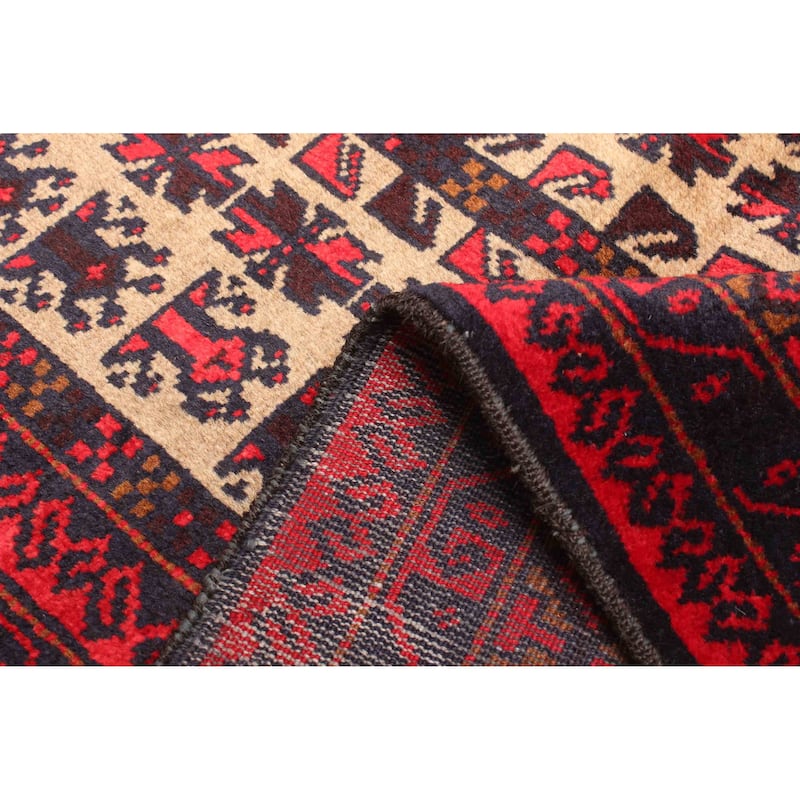 ECARPETGALLERY Hand-knotted Teimani Tan Wool Rug - 2'10 x 4'11