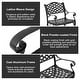 preview thumbnail 10 of 11, Nuu Garden 5-Piece Cast Aluminum Patio Dining Set with Umbrella Hole and Wide Seat