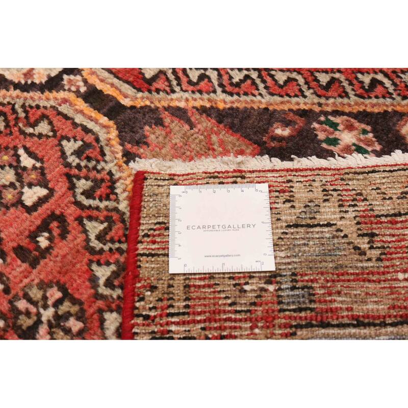 ECARPETGALLERY Hand-knotted Konya Red Wool Rug - 3'3 x 9'0