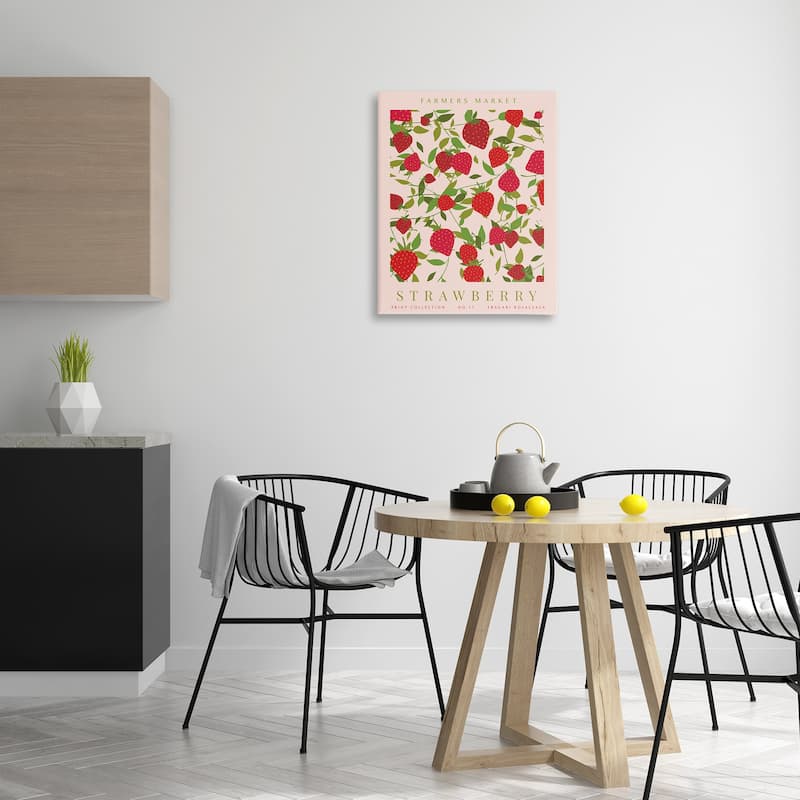 Stupell Strawberry Gallery Print Canvas Wall Art Design By Kamdon Kreations