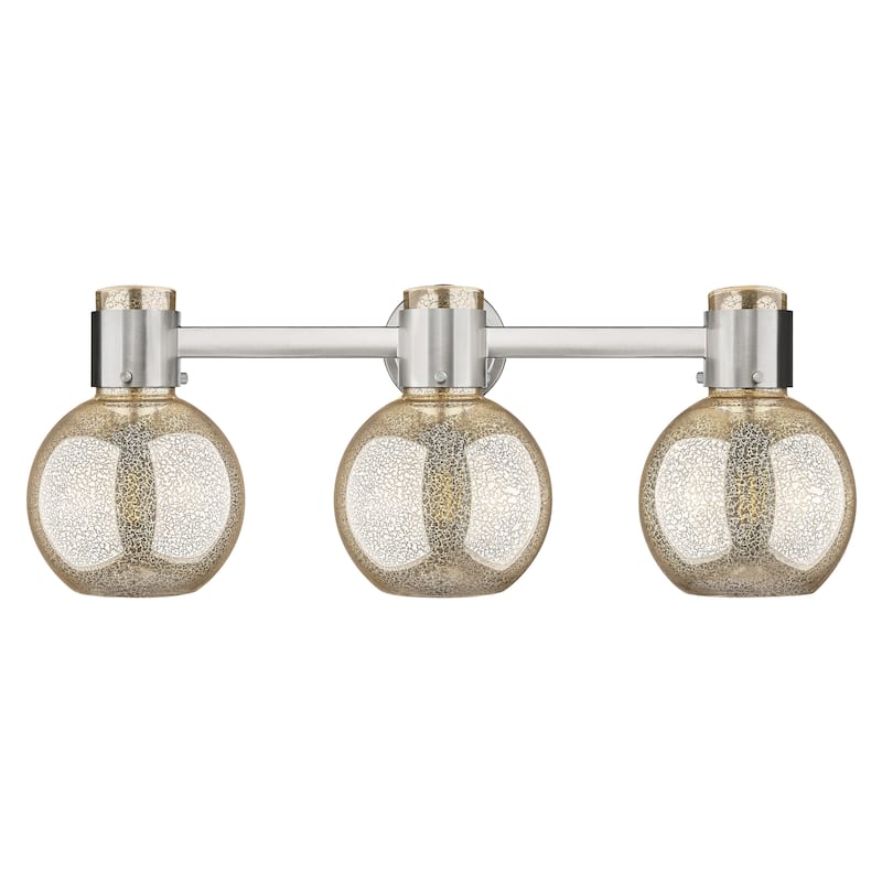 Innovations Lighting Downtown Urban - Lawton Sphere - 3 Light 24" Wall-Mounted Bath Vanity Light