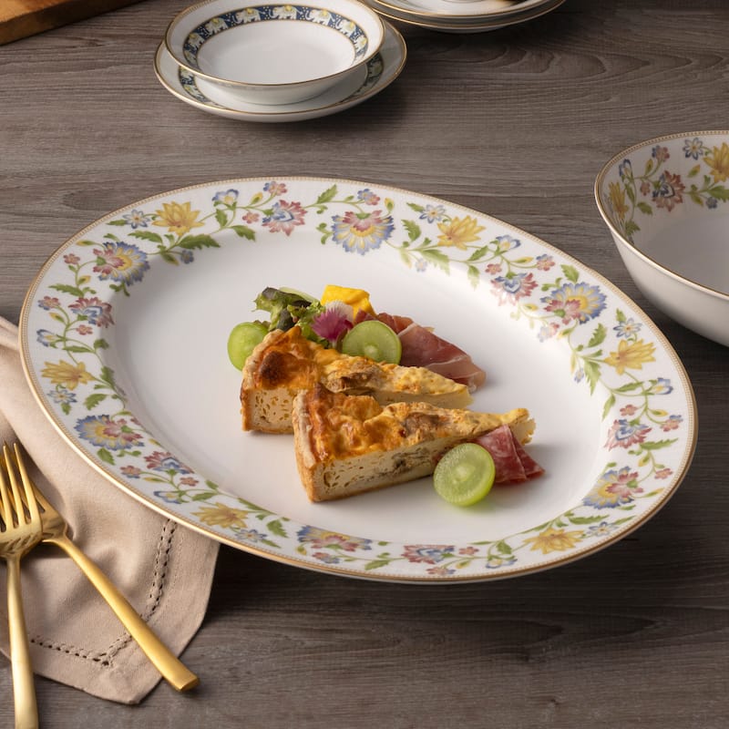 Tusker Garden Oval Platter, 16"