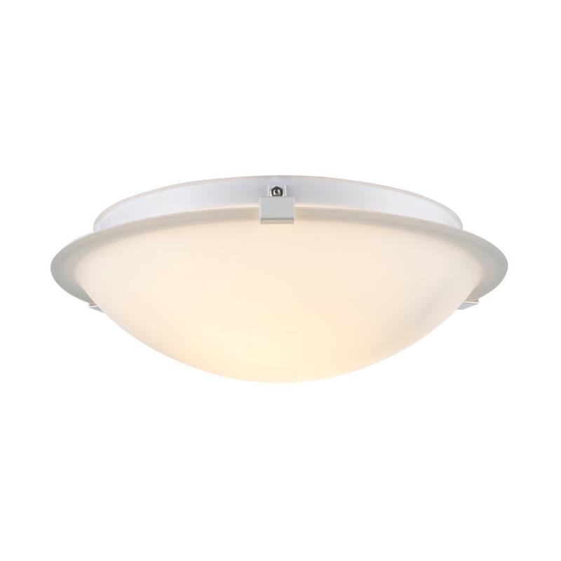 Trans Globe Lighting Neptune 2 Light 12" Wide Flush Mount Bowl Ceiling - White