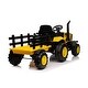 preview thumbnail 17 of 18, Kids 12V Electric Ride-On Tractor with Trailer, Music, and Parental Remote Control, Ages 3+