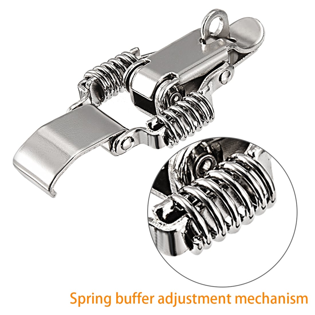 201 Stainless Steel Spring Loaded Toggle Latch Catch Clamp Hasps