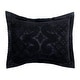 preview thumbnail 81 of 80, Better Trends Ashton Collection in Medallion Design 100% Cotton Tufted Unique Luxurious Machine Washable Tumble Dry Black - Standard Sham