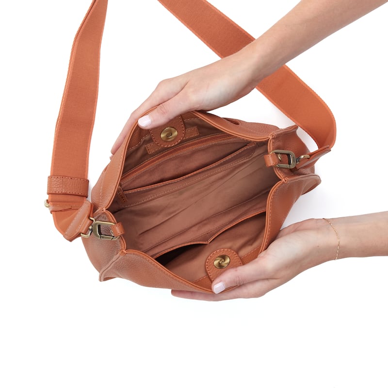 HOBO Cass Leather Crossbody Bag