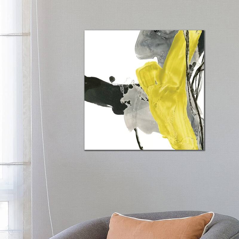 iCanvas "Citron Flux II" by June Erica Vess Canvas Print - 26x26x1.5