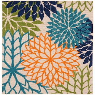 Nourison Aloha Floral Modern, Indoor/Outdoor Area Rug