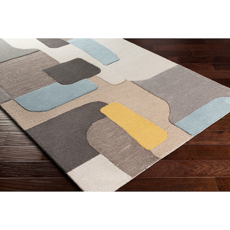 Livabliss Giraf Modern Wool Handmade Area Rug