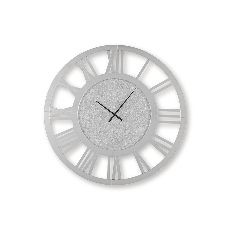 Signature Design by Ashley Reinport Gray Wall Clock - 39.38" W x 1.25" D x 39.38" H