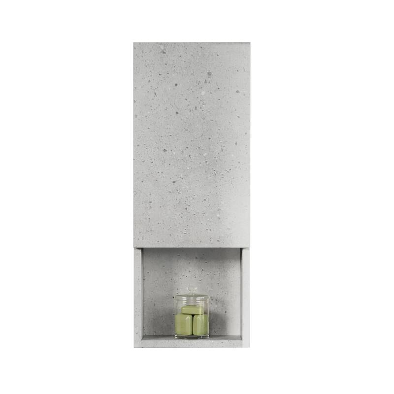 Laila 12" Side Cabinet - Grey