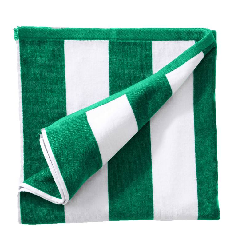 Luxurious Cotton Cabana Stripe Beach Towel