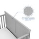 preview thumbnail 45 of 65, Graco Hadley 4-in-1 Convertible Crib with Drawer