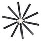 preview thumbnail 39 of 37, 72"/80" Large Windmill Ceiling Fan with Light and Remote(10 Reversible Blades)