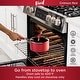 preview thumbnail 2 of 1, Ninja Foodi Neverstick Vivid 2 1/2-Quart Saucepan With Glass Lid