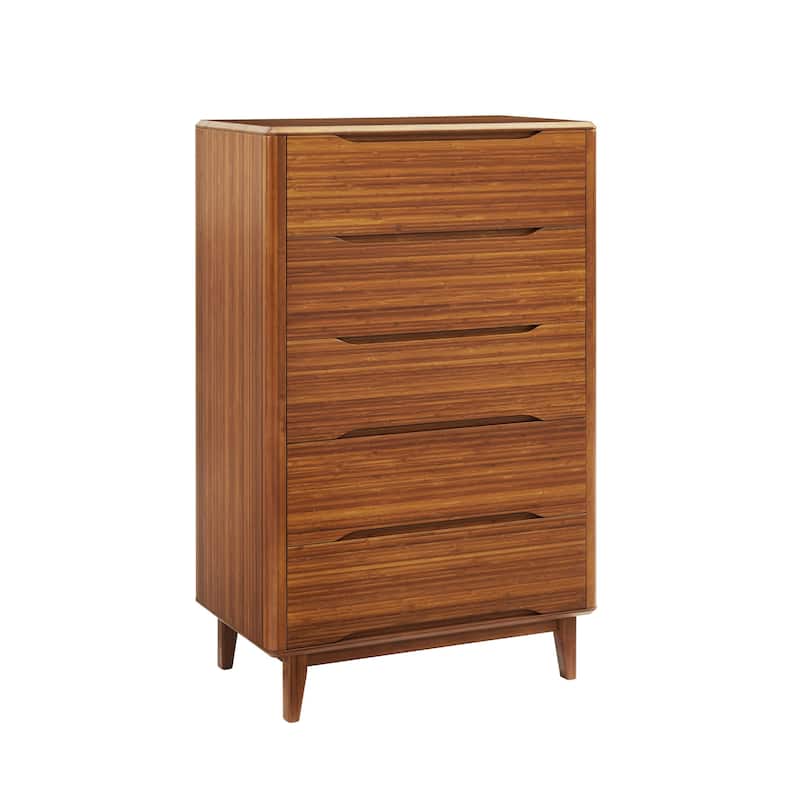 Dylan Five Drawer High Chest, Copper