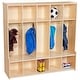 preview thumbnail 1 of 0, Contender 46.75" Wide 5-Section Locker with Seat and Storage - 46.75