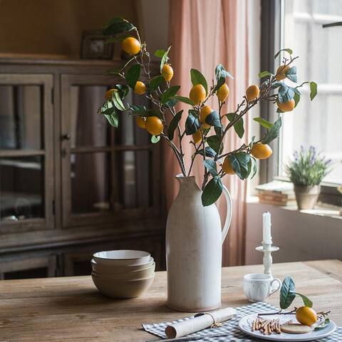 RusticReach Artificial Lemon Stem 39" Tall