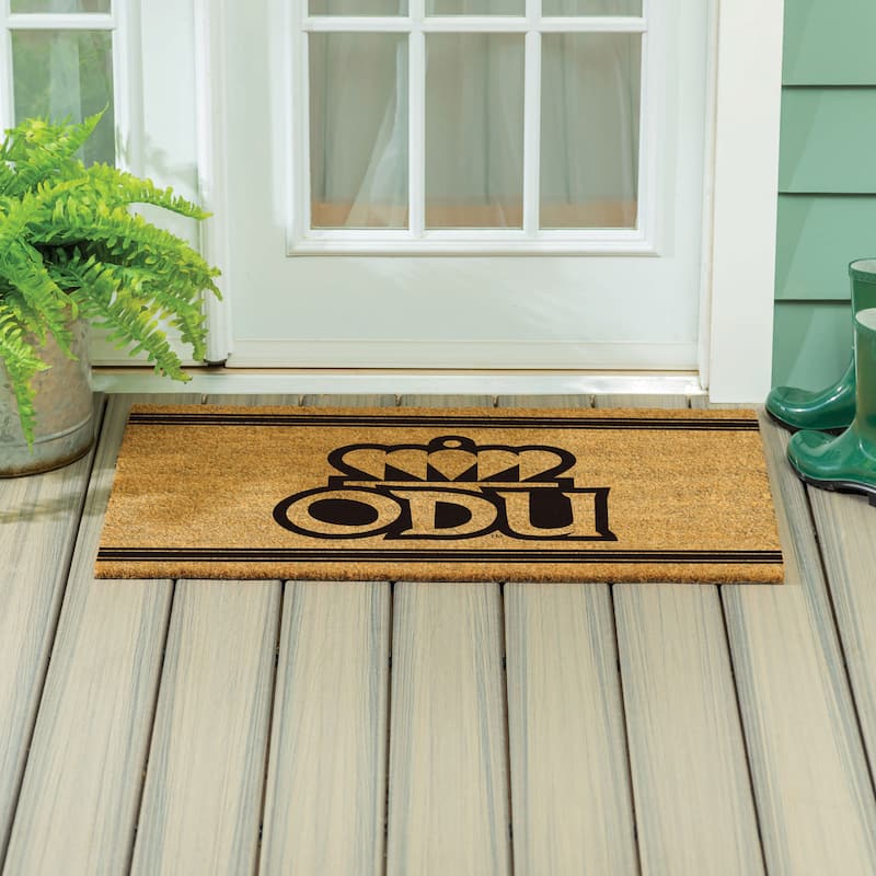 Old Dominion University Monochrome Indoor/Outdoor Coir Door Mat