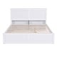 preview thumbnail 12 of 14, Queen Size Storage Platform Bed with Trundle and Pull Out Shelves, White