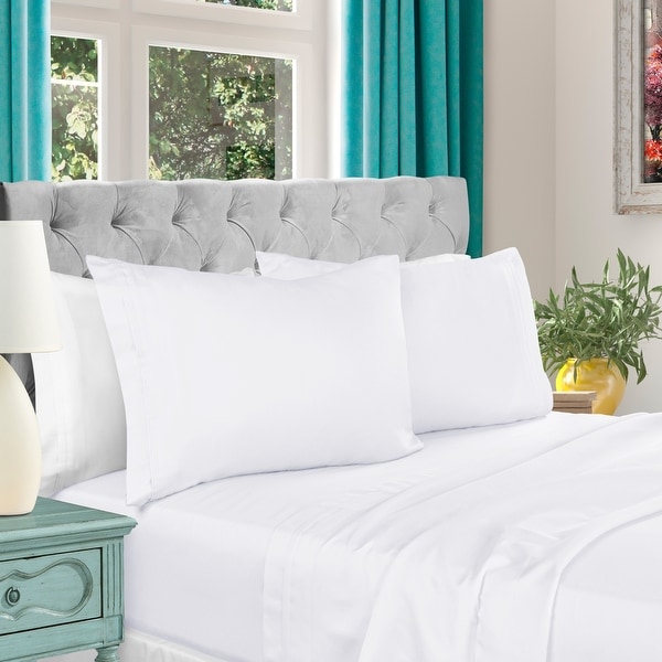 Superior Egyptian Cotton 1000 Thread Count Eco Friendly Solid Sheet Set On Sale Bed Bath Beyond 6209370