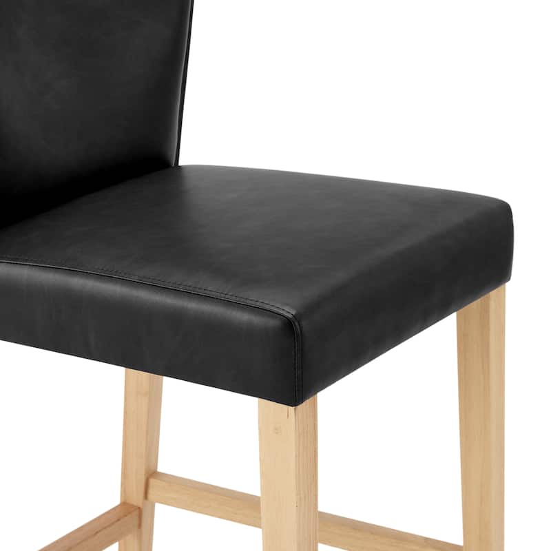 NPD Furniture Albie KD Faux Leather Counter Stool