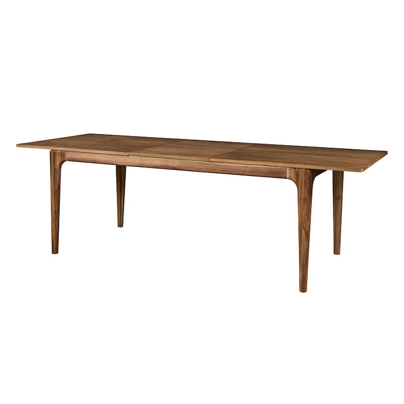 NPD Furniture Hereford 71-93" Extendable Acacia Wood Dining Table - Hazelnut Brown