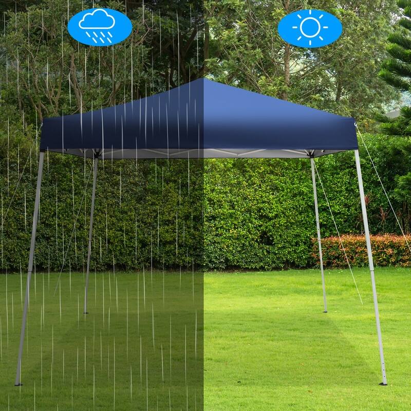 Outdoor Slanted Feet Pop-up Canopy Gazebo