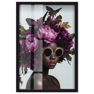 Floral Beauty III Glam Wall Decor Shadowbox Print by Art Remedy - Bed ...