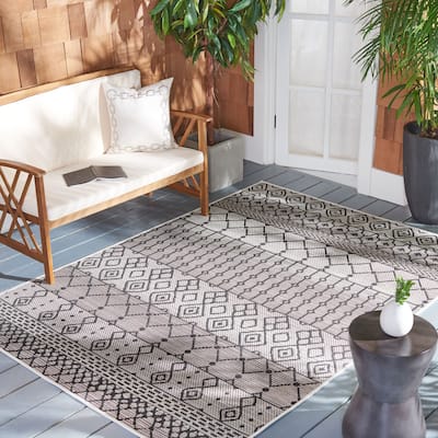 SAFAVIEH Havana Alane Geometric Indoor/ Outdoor Waterproof Rug