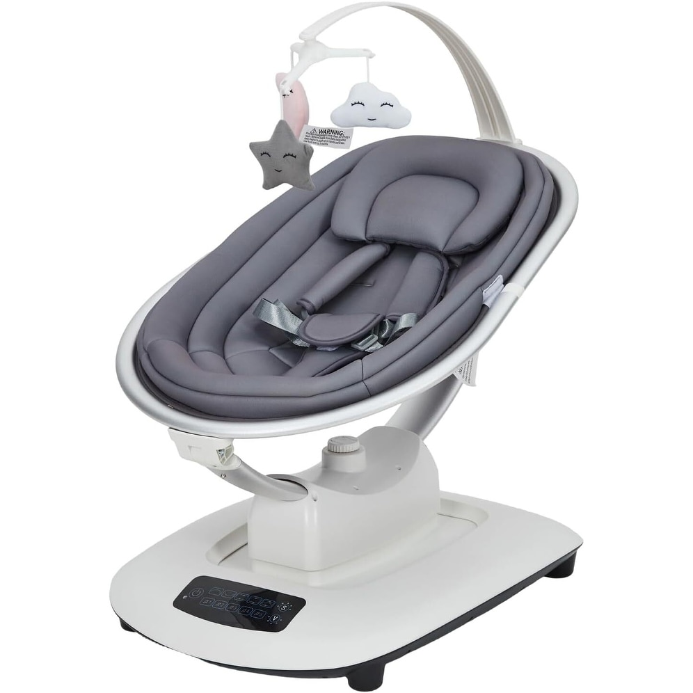 Electric Baby Swings for Infants to Toddler with 5 Motion Modes 5 Speeds, Dark Grey
