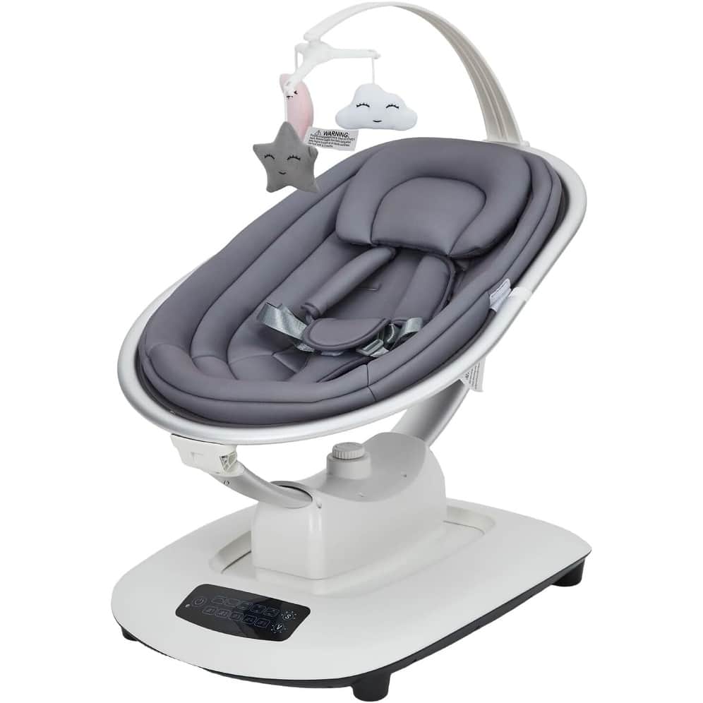 Electric Baby Swings for Infants to Toddler with 5 Motion Modes 5 Speeds, Dark Grey