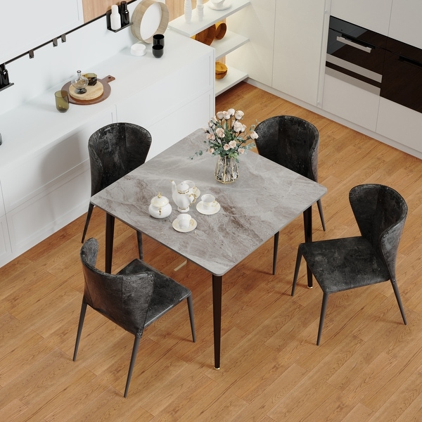 Metal top kitchen table discount