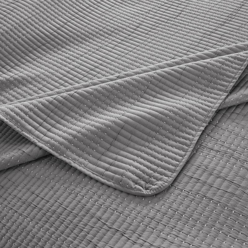 Greenland Home Textured Fashion Finely Stitched Quilted Coverlet Set