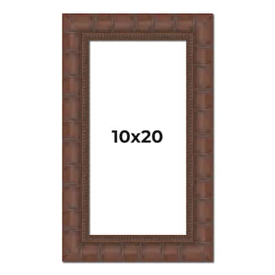 10x20 Frame Pewter Solid Wood Picture Frame Width 1.625 Inches | Interior Frame Depth 0.6875 Inches