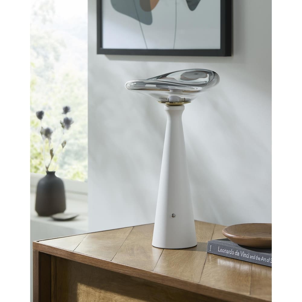 Livabliss Mafra Traditional Buffet Table Lamp - 14"H x 8"W x 8"D