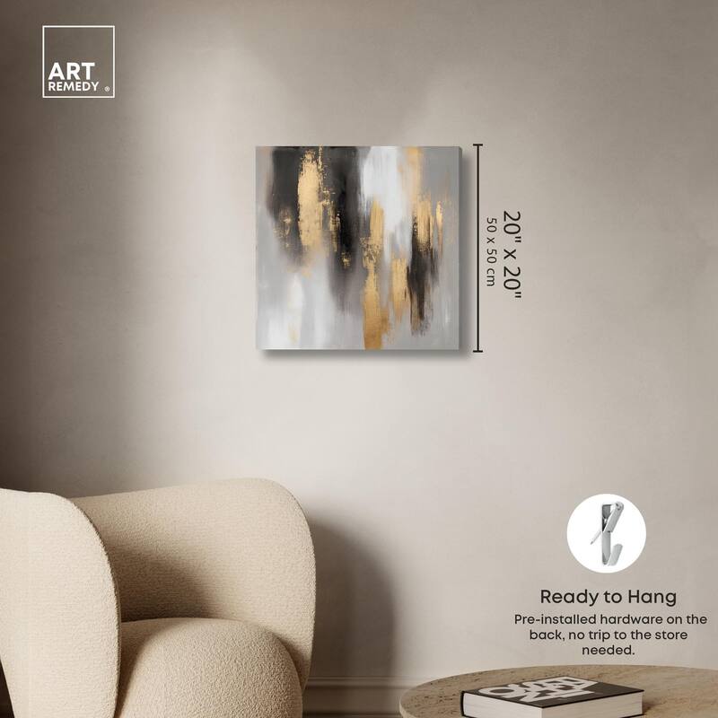 Gleaming Abyss II Canvas by Art Remedy, Gallery Wrapped