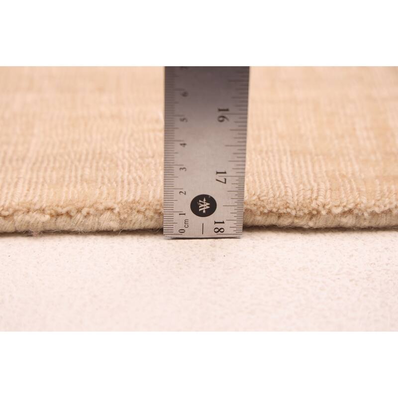 ECARPETGALLERY Hand Loomed Kashkuli Gabbeh Ivory Wool Rug - 7'10 x 9'10
