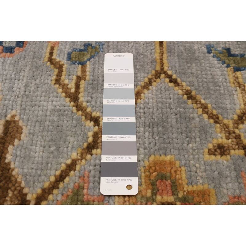 ECARPETGALLERY Hand-knotted Jules Serapi Grey Wool Rug - 9'10 x 13'11