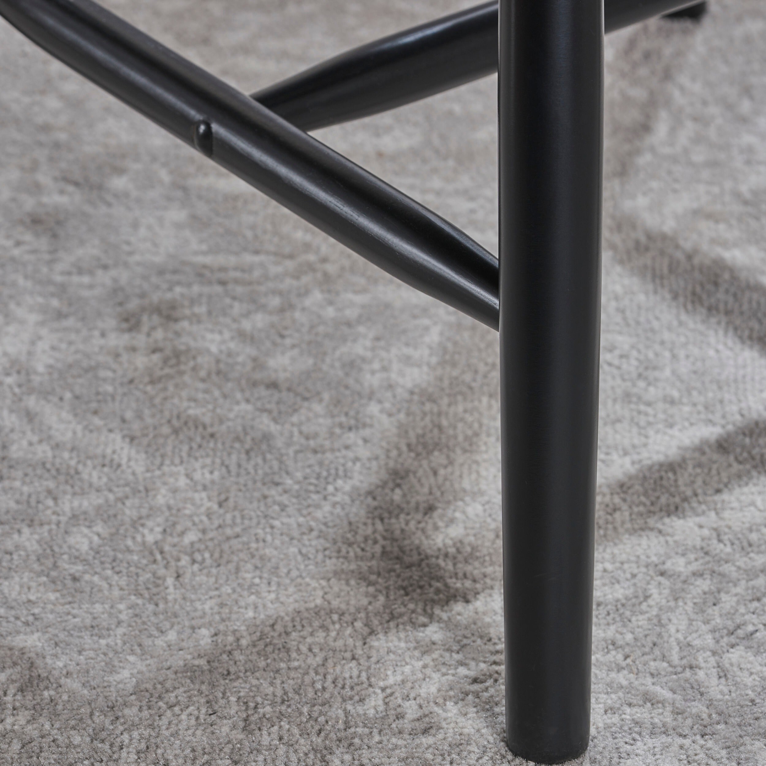 Declan Farmhouse Spindle Dining Chairs Set of 2 High Back-image