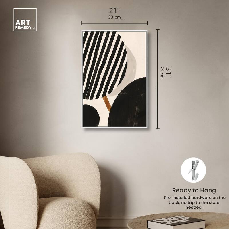 Linear Contempo Canvas by Art Remedy