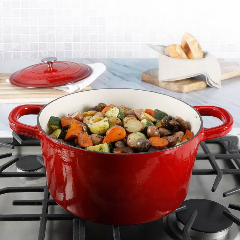 Crock Pot Artisan 7-Quart Round Dutch Oven