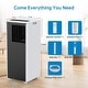 preview thumbnail 18 of 19, 8000 BTU Portable Air Conditioner with Dehumidifier Fan Window Installation Kit&Remote Control