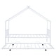 preview thumbnail 9 of 29, Twin Size Metal House Bed with Twin Size Trundle