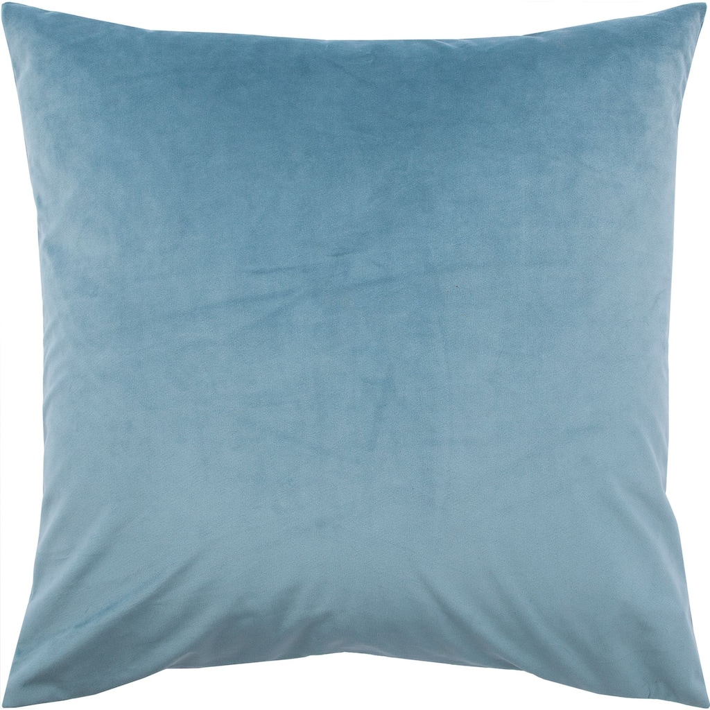 20" Turquoise Blue Solid Square Throw Pillow