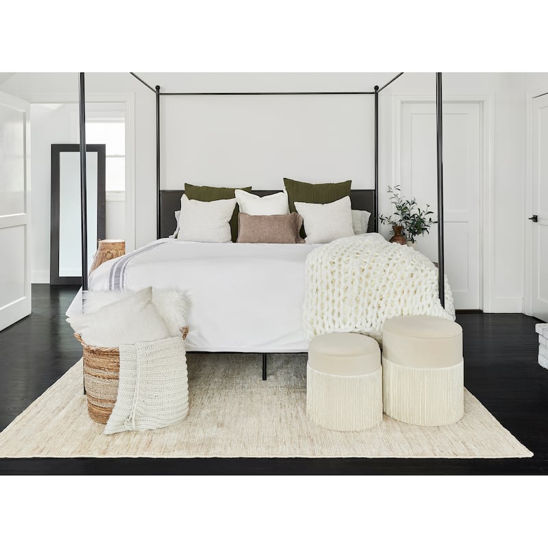 Momeni Etra Hand Knotted Jute and Cotton Area Rug
